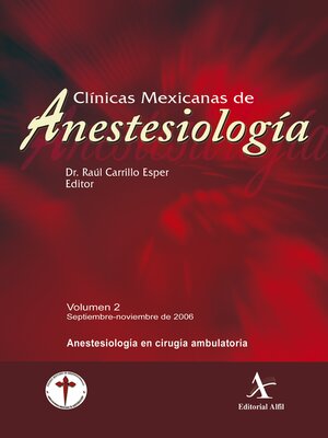 cover image of Anestesiología en cirugía ambulatoria